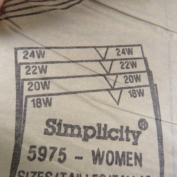 Simplicity 5975 Clothing Pattern EASY Dress & Jacket UNCUT 18W - 24W - Picture 4 of 8